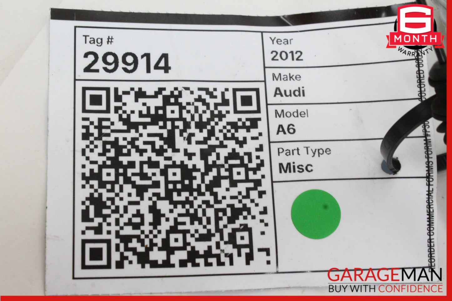 2012-2018 Audi A6 C7 Sedan Right Rear Door Lock Actuator 4G0839016A