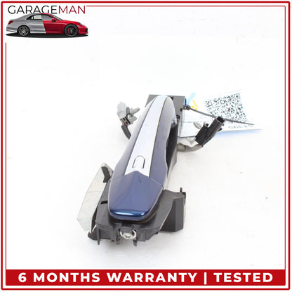 2014-2024 Infiniti Q50 V37 Front Right Side Exterior Door Handle Blue OEM