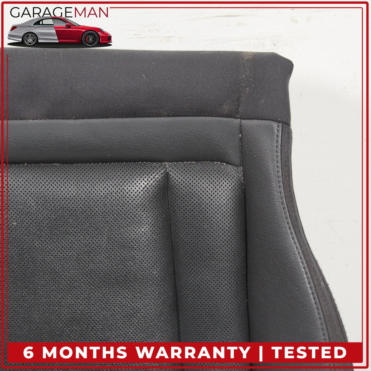 2017-2024 Audi Q7 Front Right Side Lower Bottom Seat Cushion Leather Black OEM