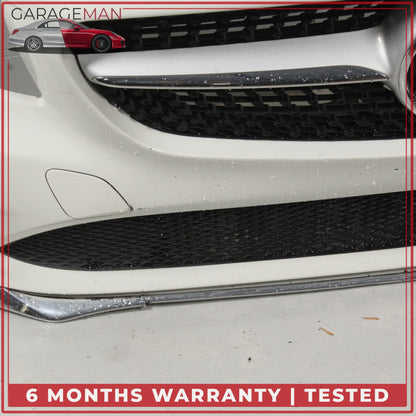 2017-2019 Mercedes C117 CLA250 Sedan Front Bumper Cover Calcite White OEM