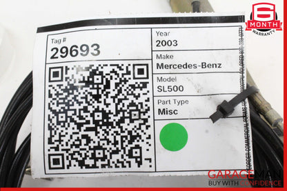 2003-2012 Mercedes R230 SL500 SL550 Right Side Main Top Drive Lift Cylinder OEM
