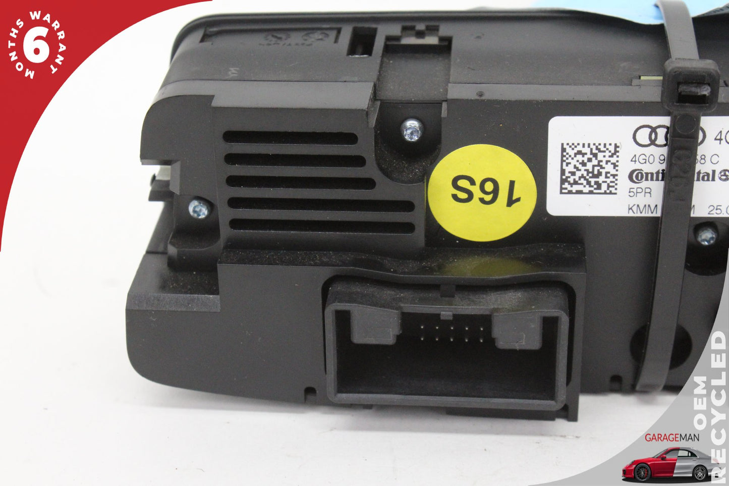 2012-2018 Audi A7 A6 Rear A/C AC Climate Control Switch Panel 4G0919158C OEM