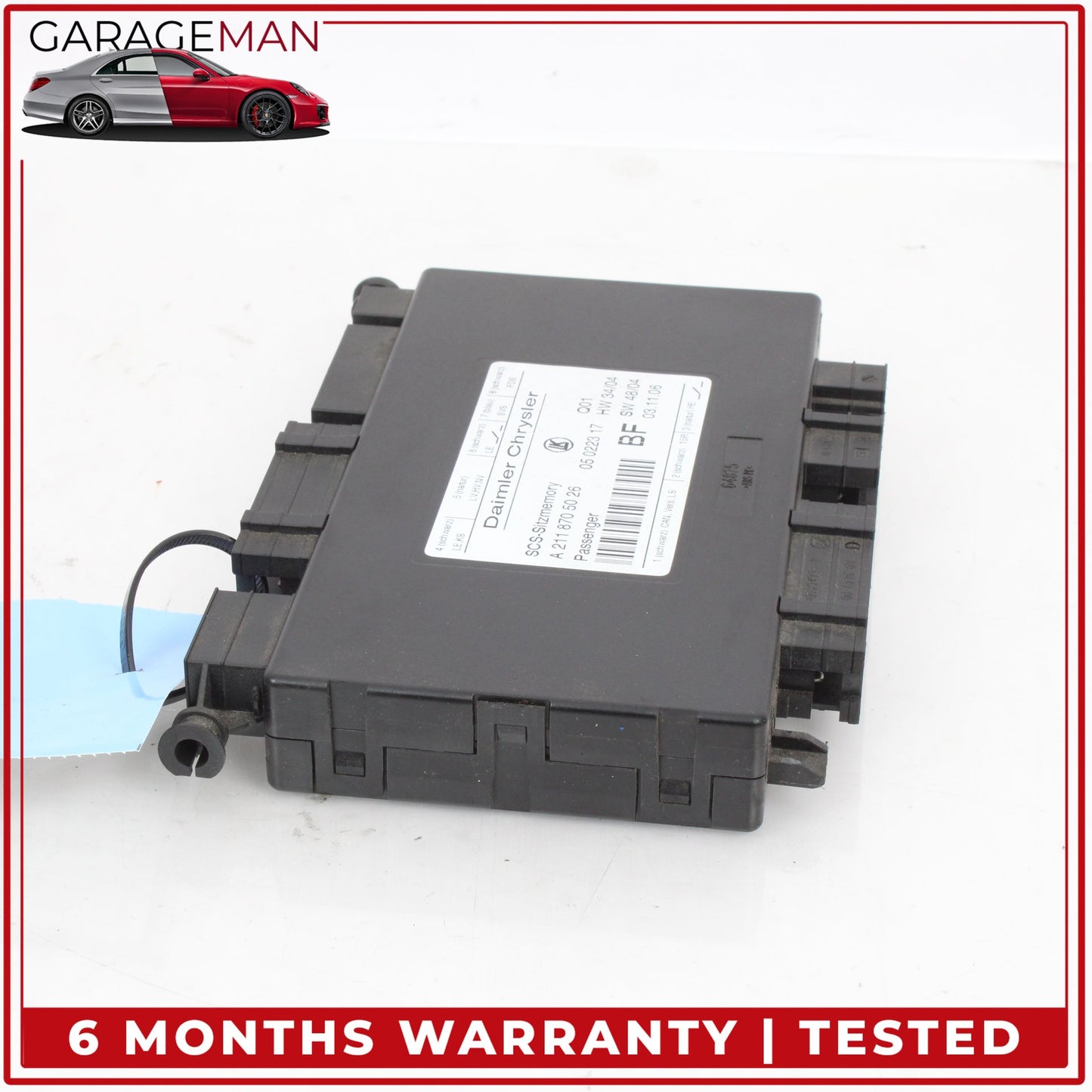 2003-2012 Mercedes W211 E350 E550 Front Right Seat Control Module 2118201185 OEM