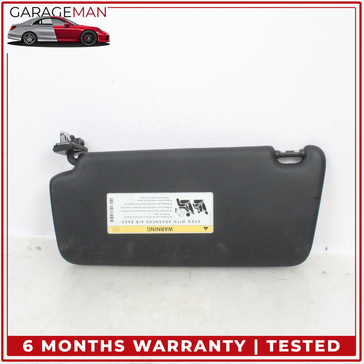 2014-2020 Mercedes X156 GLA250 Front Left and Right Side Sun Visor Set Black OEM