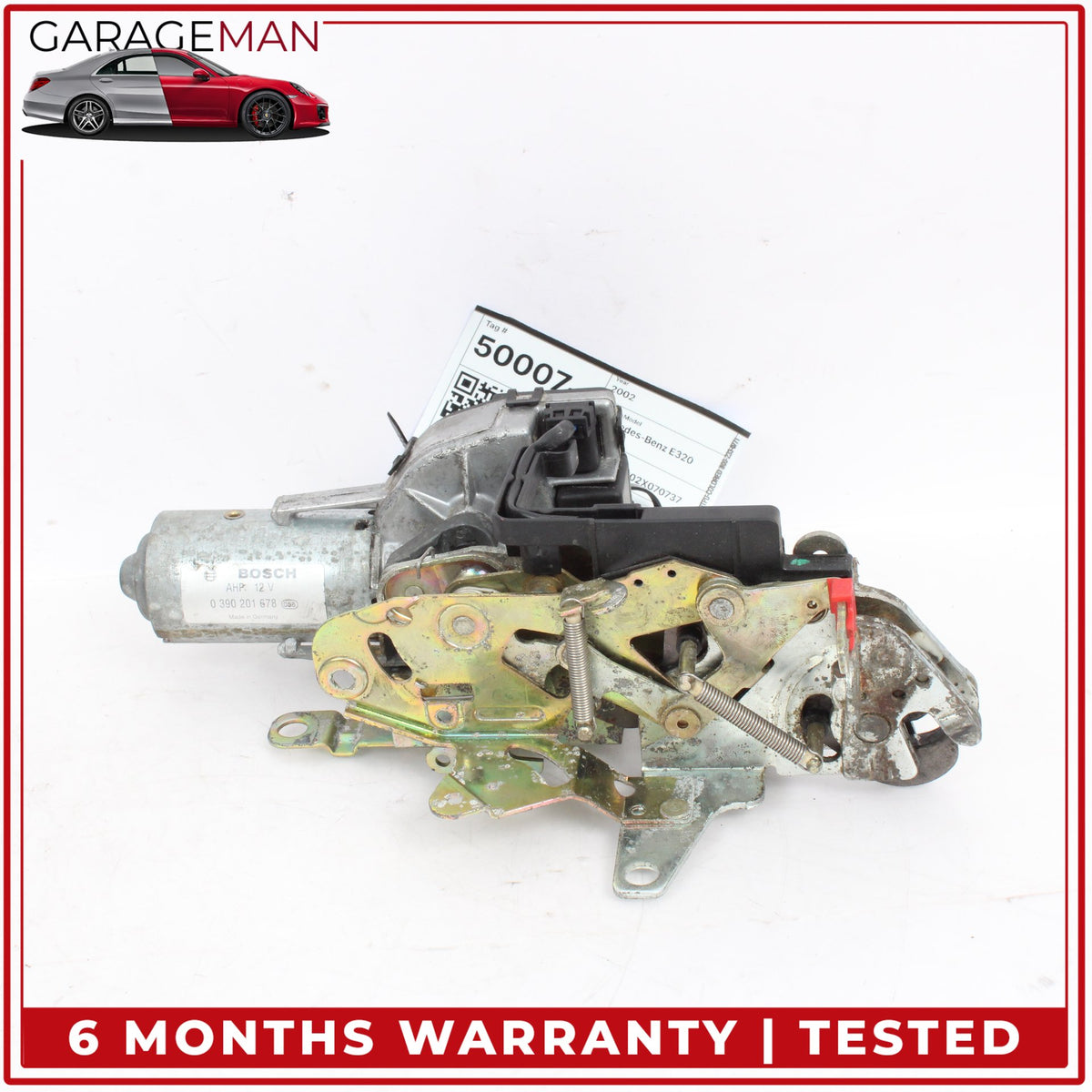 1996-2003 Mercedes W210 E320 Wagon Rear Trunk Lock Latch Mechanism Bosch OEM