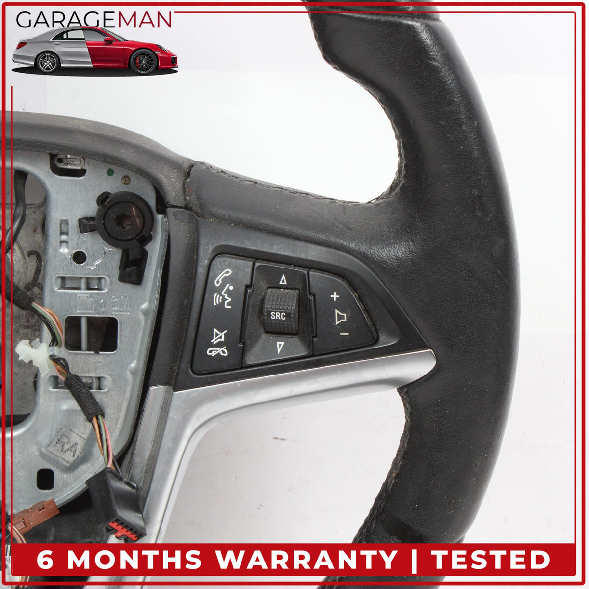 2016-2019 Buick Cascada Heated Black Leather Steering Wheel 13496969 OEM