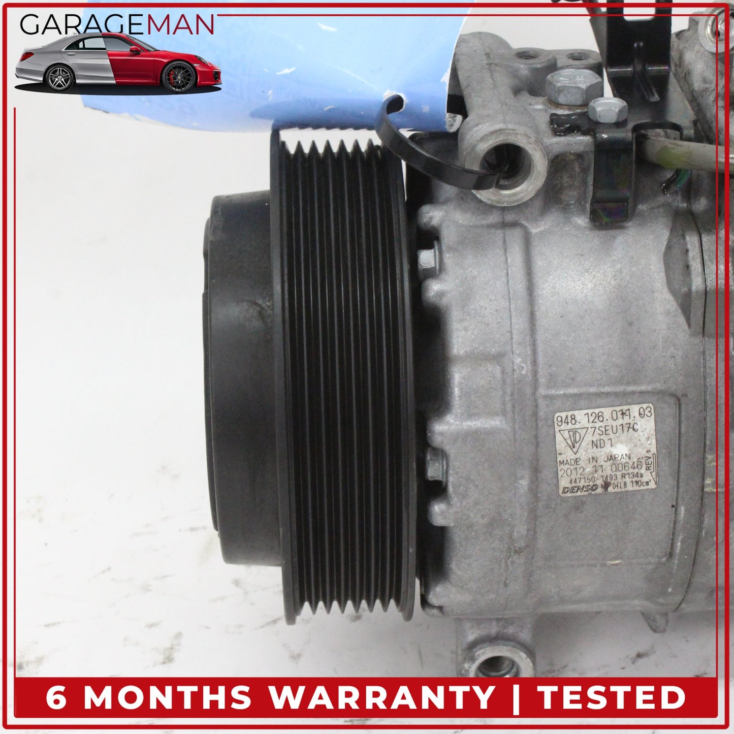 2010-2013 Porsche Panamera 970 AC A/C Air Conditioning Compressor OEM