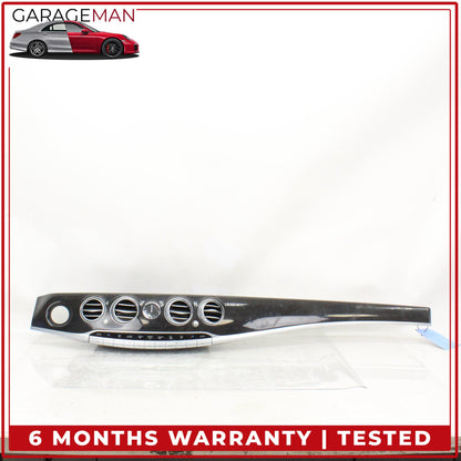 2014-2018 Mercedes W222 S550e Dash Trim w/ Air Vent & Climate Control Panel OEM