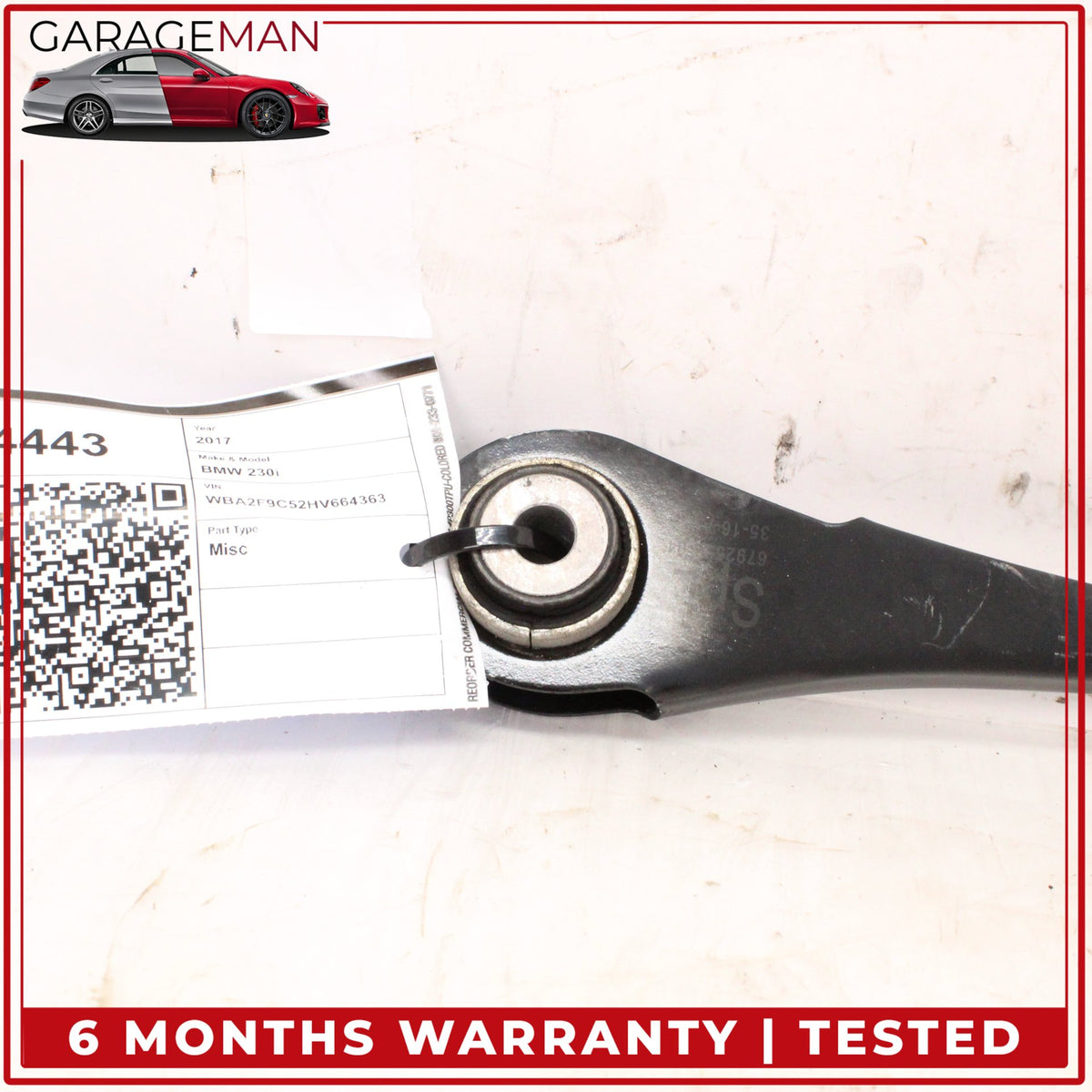 2012-2021 BMW 230i F22 Rear Left or Right Side Track Bar Control Arm 6792533 OEM