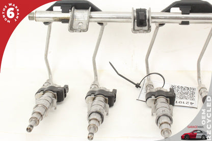 2007-2013 BMW 335is 135i 535i 3.0L Engine Fuel Rail w/ Injectors 7585261 OEM