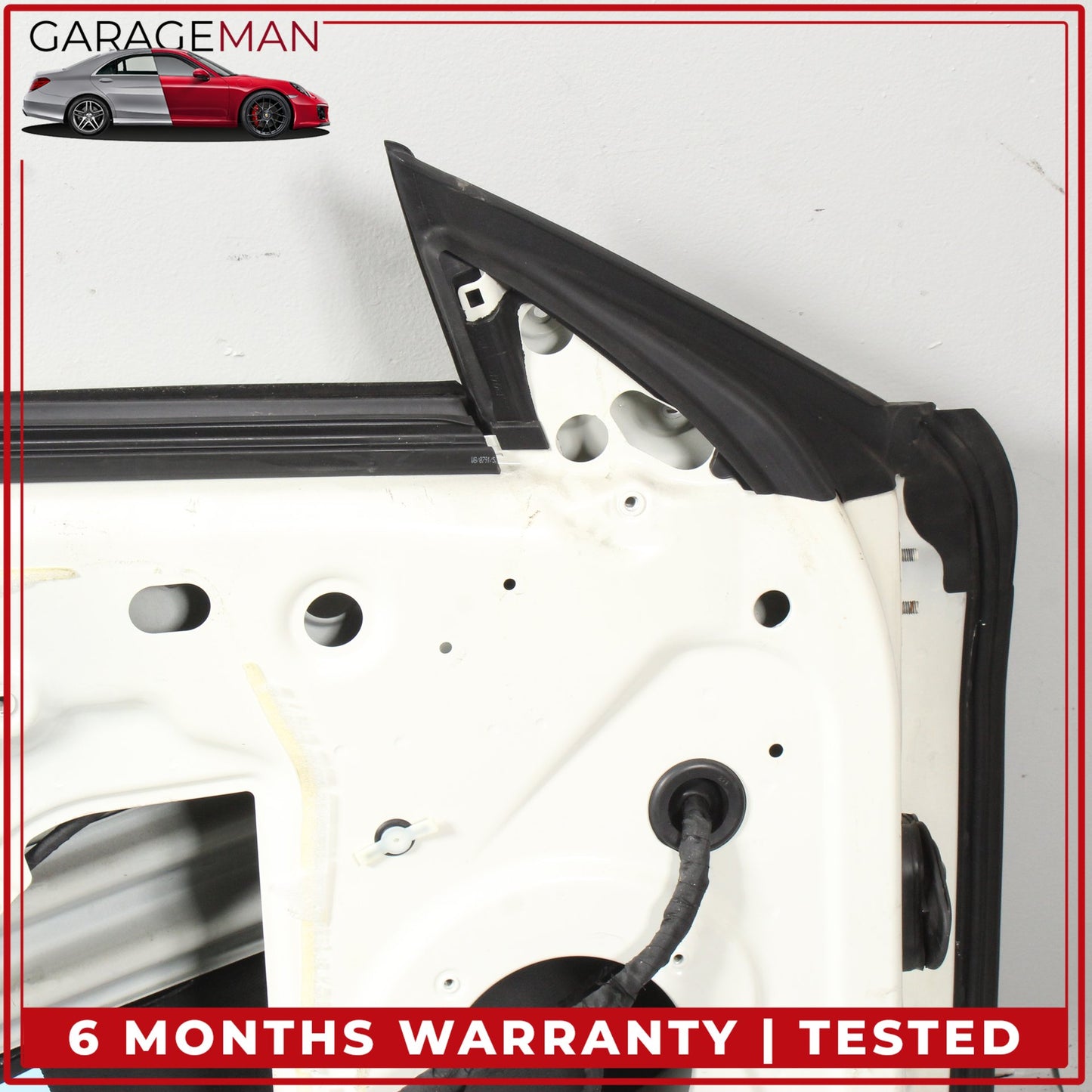 2008-2019 Maserati GranTurismo Coupe Front Left Door Shell White 68498700 OEM