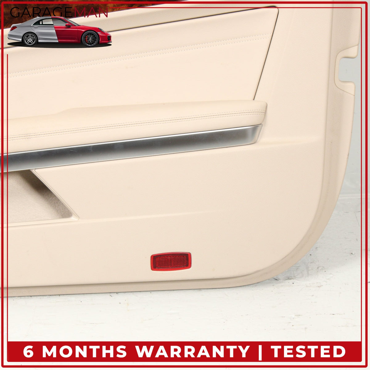 2014-2017 Mercedes C207 E400 Coupe Front Right Side Door Trim Panel Beige OEM