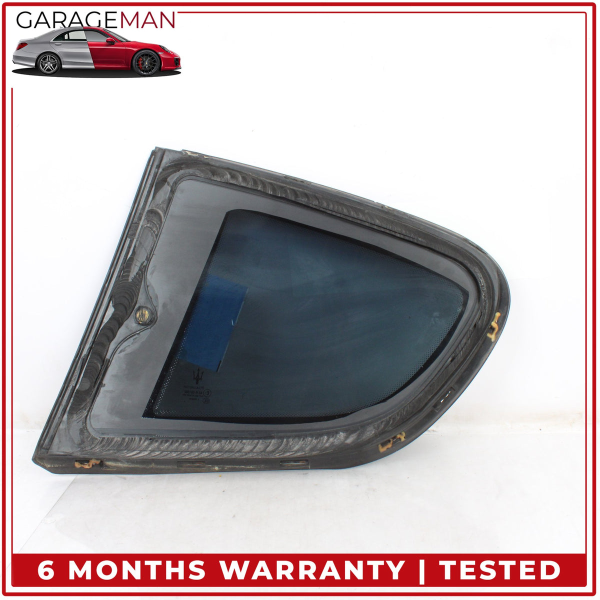 2008-2018 Maserati GranTurismo M145 Coupe Rear Right Quarter Window Glass OEM