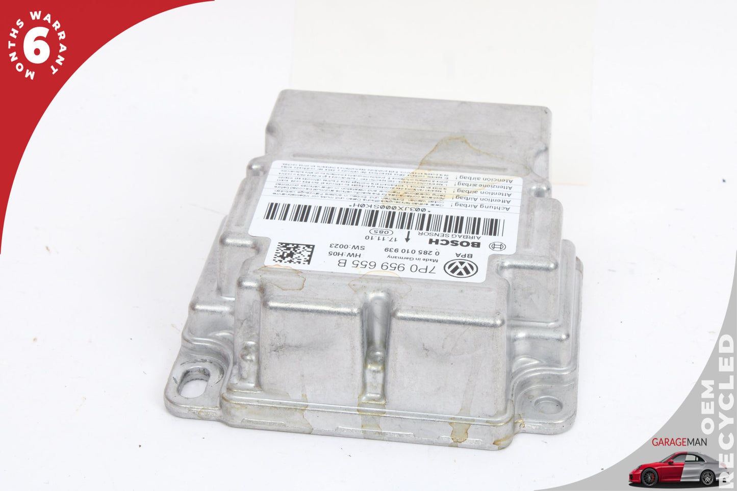 2011-2014 Porsche Cayenne 958 Air Bag Airbag Sensor Module 7P0959655B OEM