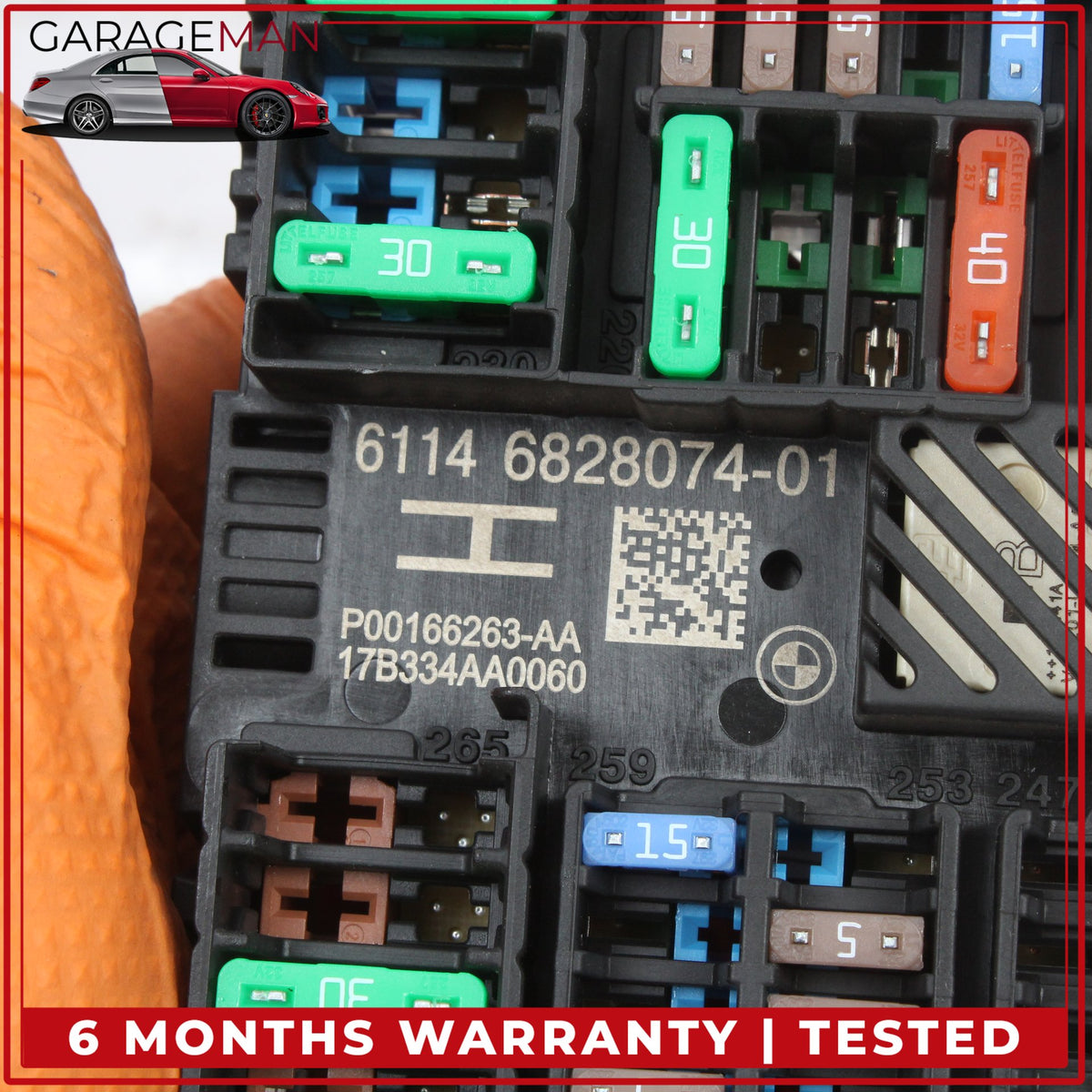 2018-2024 BMW X3 G01 Rear Power Distribution Relay Junction Fuse Box 6828074 OEM