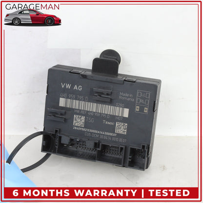 2011-2018 Audi A8 S8 Rear Left or Right Door Control Module Unit 4H0959795D OEM