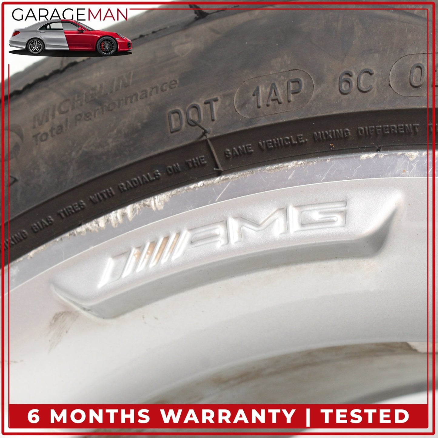 2011-2013 Mercedes W204 C250 Rear Wheel Rim w/ Tire 8.5JX17H2ET58 2044019702 OEM