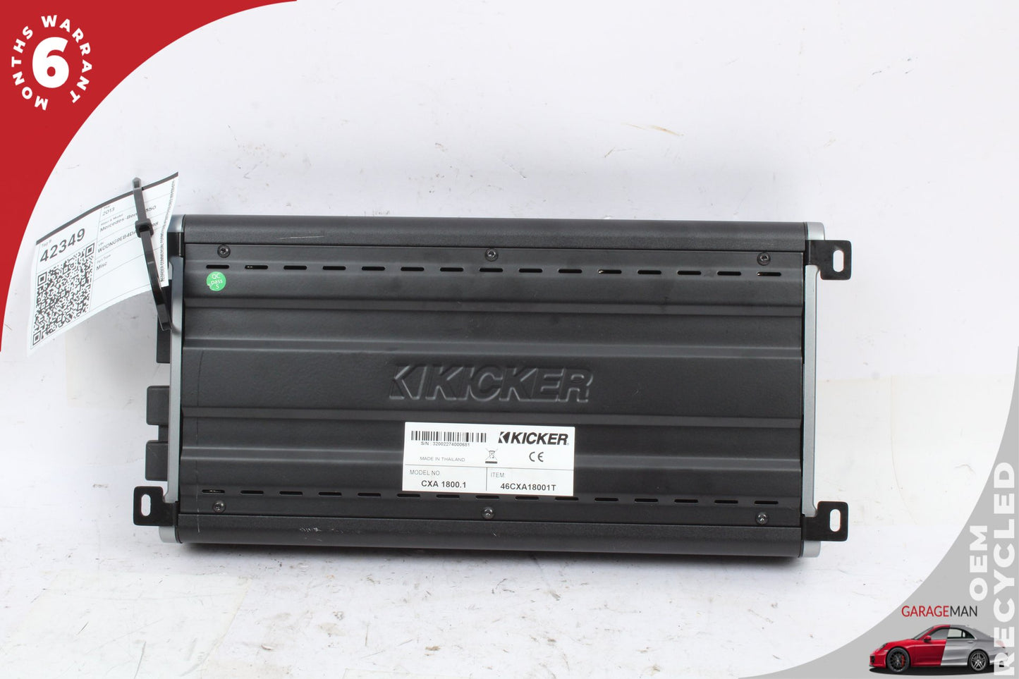 2007-2013 Mercedes-Benz S550 W221 KICKER Audio Amplifier Amp 46CXA18001T