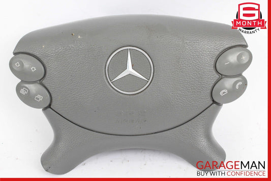 03-12 Mercedes R230 SL550 G55 AMG Steering Wheel Airbag Air Bag Grey OEM