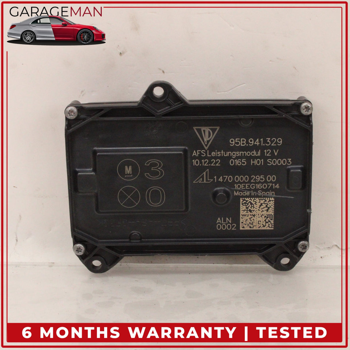 2019-2026 Porsche Macan 95B LED Head Light Ballast Control Module 95B941329 OEM