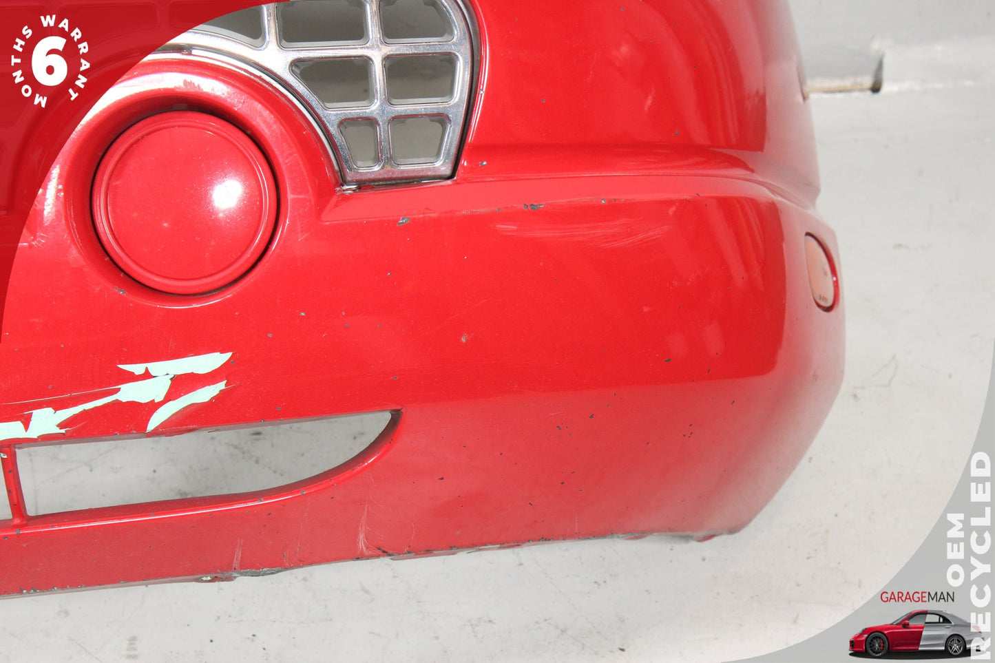 2002-2005 Ford Thunderbird Front Bumper Cover Red w/ Grille Assembly OEM
