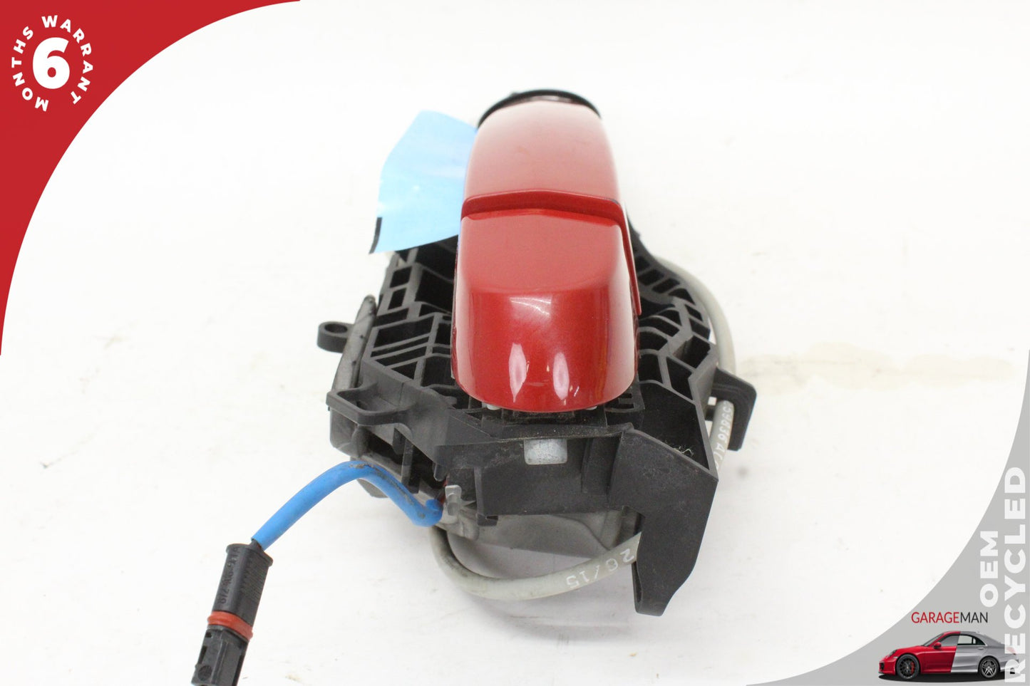 2012-2018 BMW 320i F30 Rear Left Side Exterior Door Handle Red 7332267 OEM