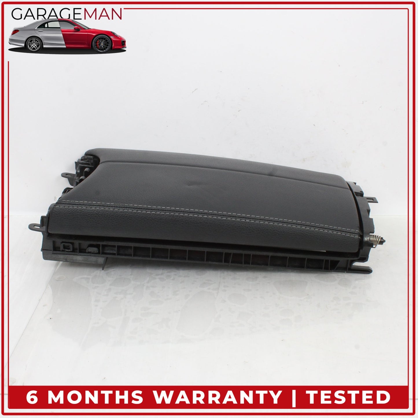 2015-2020 Mercedes W205 C300 Front Center Console Arm Rest Armrest Black OEM