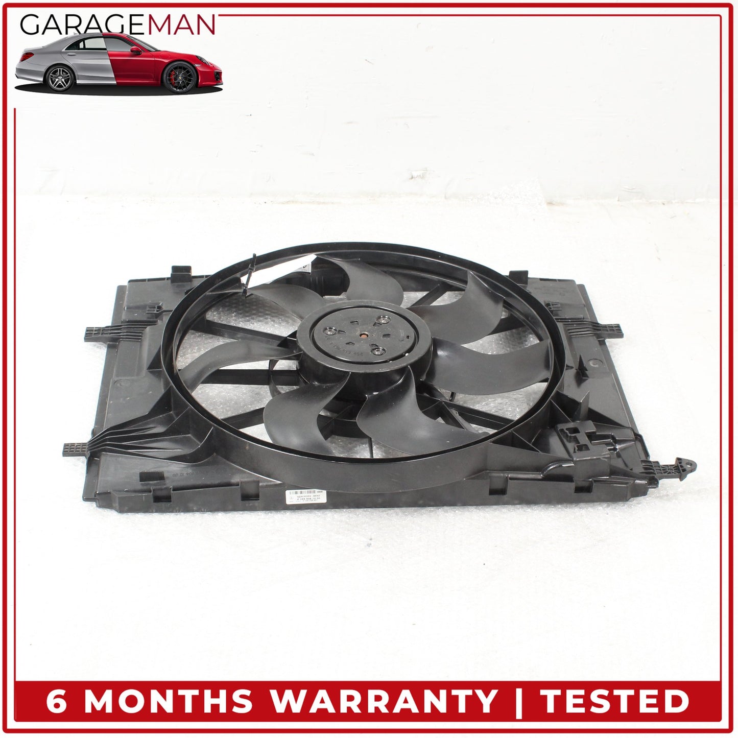 2015-2023 Mercedes W205 C300 Engine Radiator Cooling Fan Motor Assembly OEM
