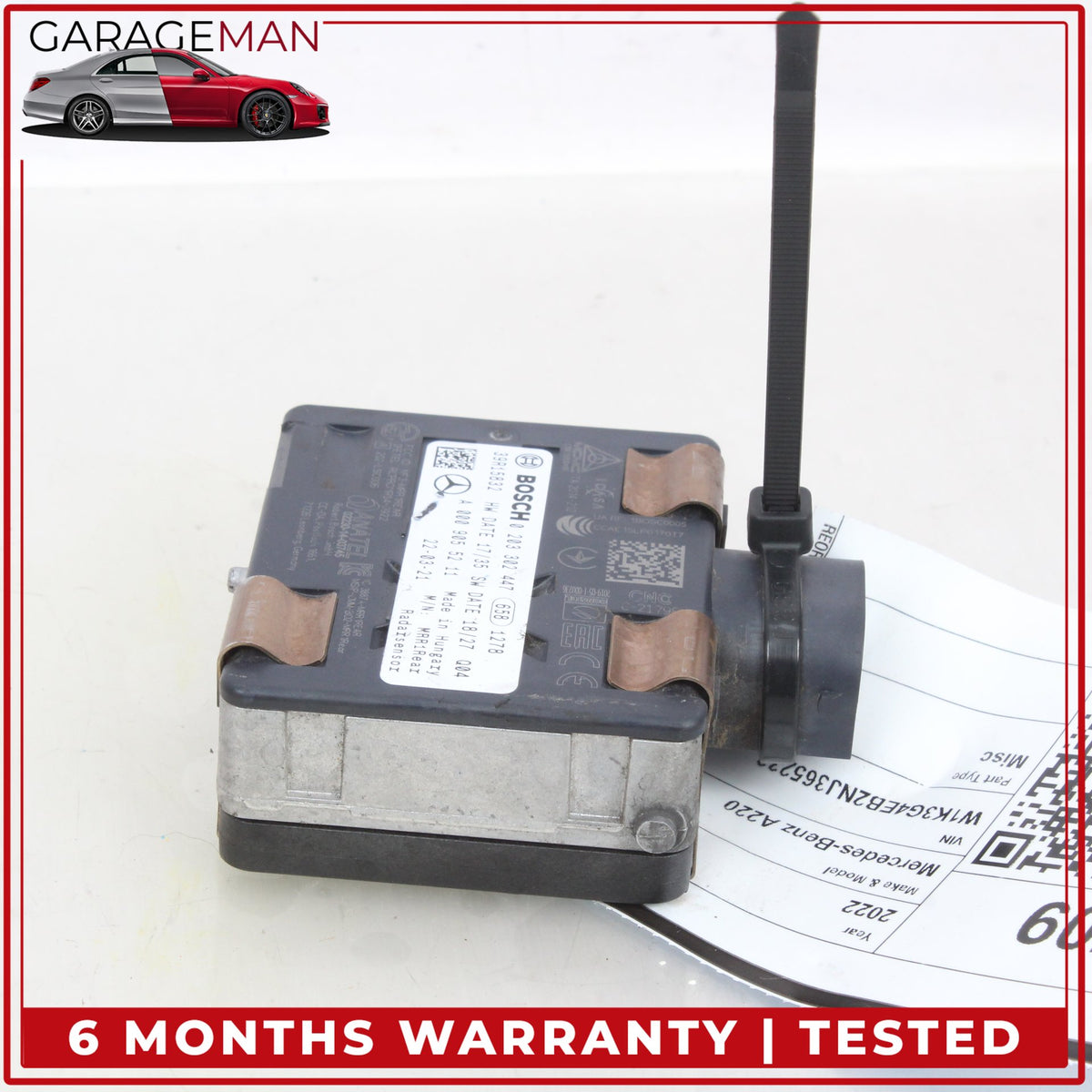 2019-2026 Mercedes W177 A220 GLE450 Rear Side Blind Spot Radar Sensor Module OEM