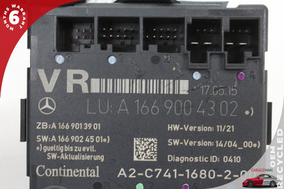 2012-2020 Mercedes W117 CLA45 AMG Front Right Door Control Module 1669004302 OEM