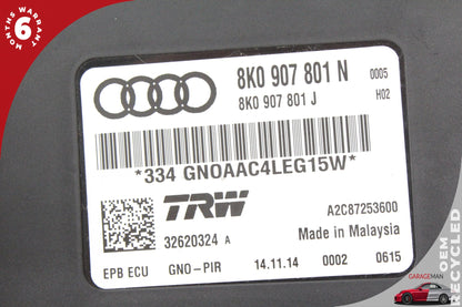 2013-2017 Audi A5 A4 S5 Q5 Parking Brake Control Module Unit 8K0907801N OEM