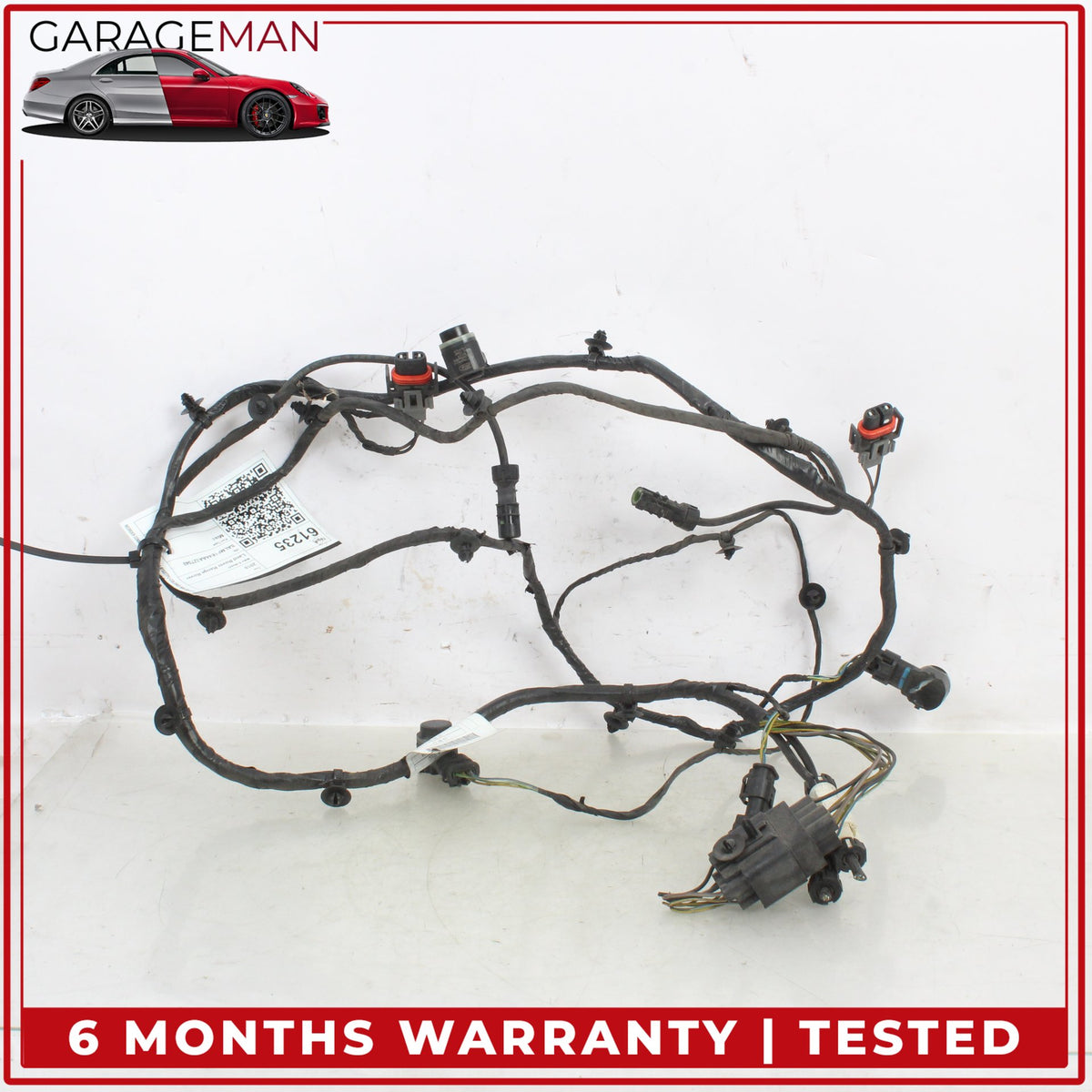 2010-2012 Range Rover L322 Front Bumper Parking Wire Harness w/ Sensors OEM