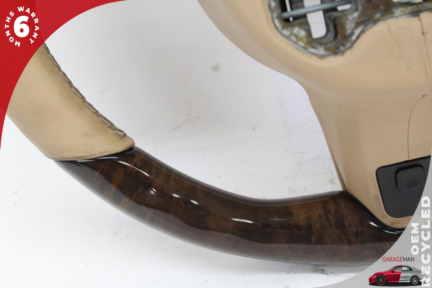 2010-2016 Porsche Panamera 970 Cayenne 958 Steering Wheel Wood 7PP419091AF OEM
