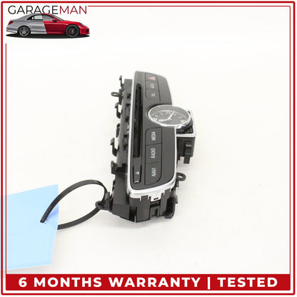 2015-2018 Mercedes W205 C300 Hazard Light Control Switch Panel w/ Clock OEM