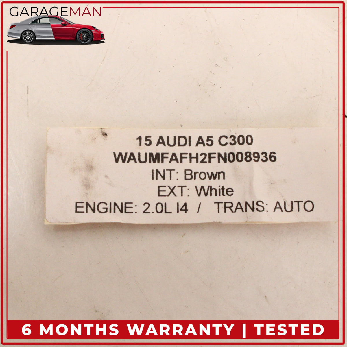 2008-2017 Audi A5 A4 Windshield Washer Fluid Reservoir Tank 8T0955453B OEM