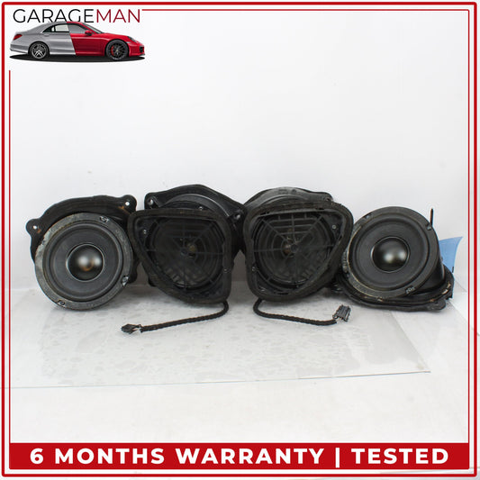 1997-2004 Mercedes R170 SLK320 Front and Rear Door Sound Audio Speaker Set OEM