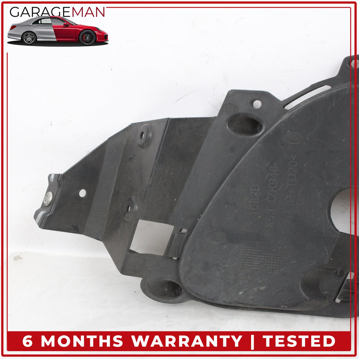 2014-2017 Jaguar F-Type X152 Front Bumper Right Support Bracket w/ Grills Set