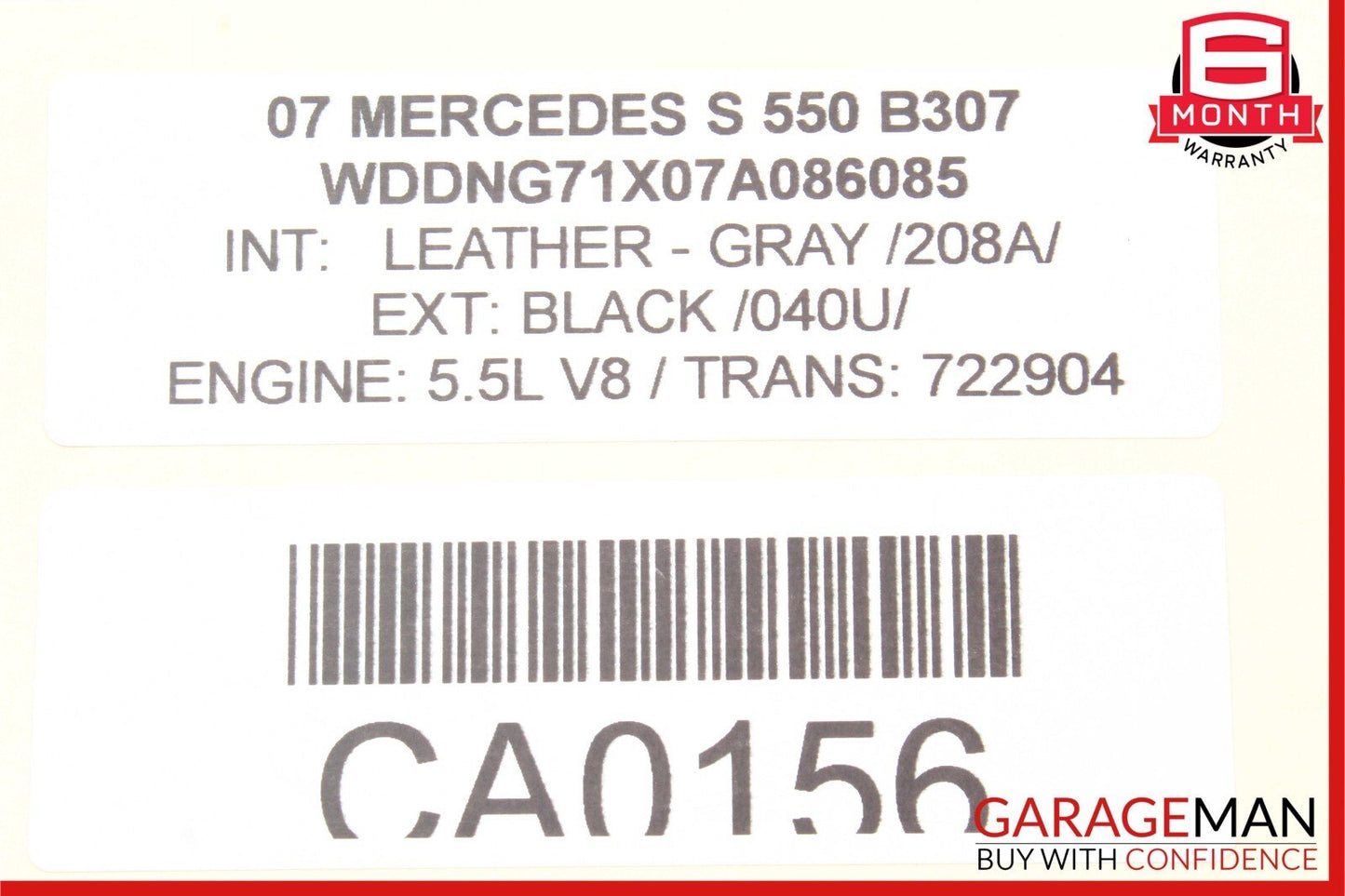 07-09 Mercedes W221 S550 S450 CL550 Center Console Multi Function Switch Control