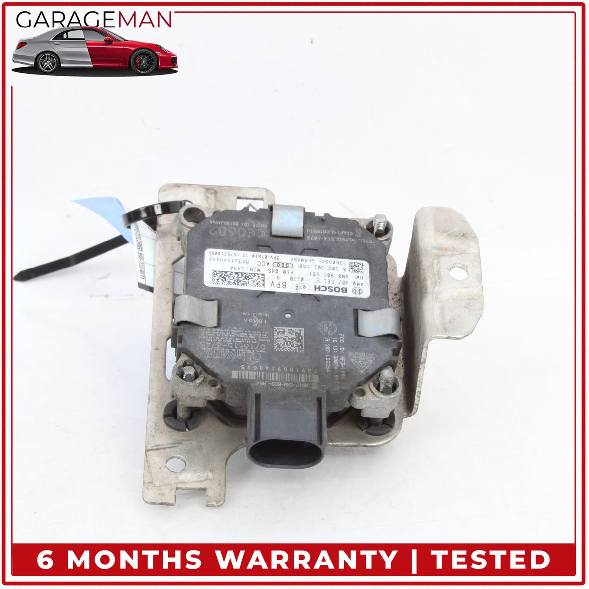2017-2019 Audi Q7 Front Right Cruise Control Radar Sensor Module 4M0907561E OEM