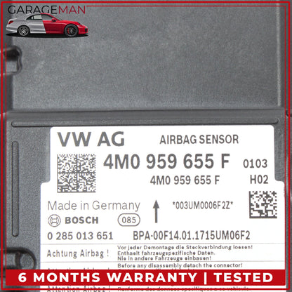 2017-2019 Audi Q7 SUV Air Bag Airbag SRS Sensor Module Bosch 4M0959655F OEM