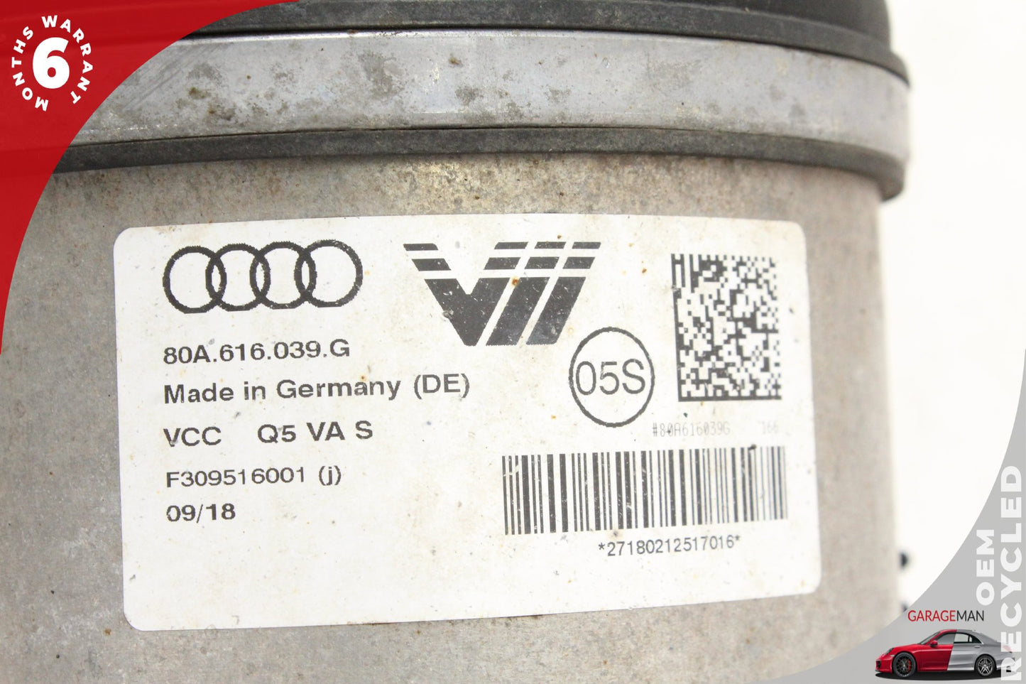 2018-2025 Audi SQ5 Q5 Front Left Side Air Airmatic Shock Strut 80A616039G OEM
