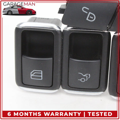 2008-2014 Mercedes W204 C300 Door Trunk Open Close Window Control Switch Set OEM