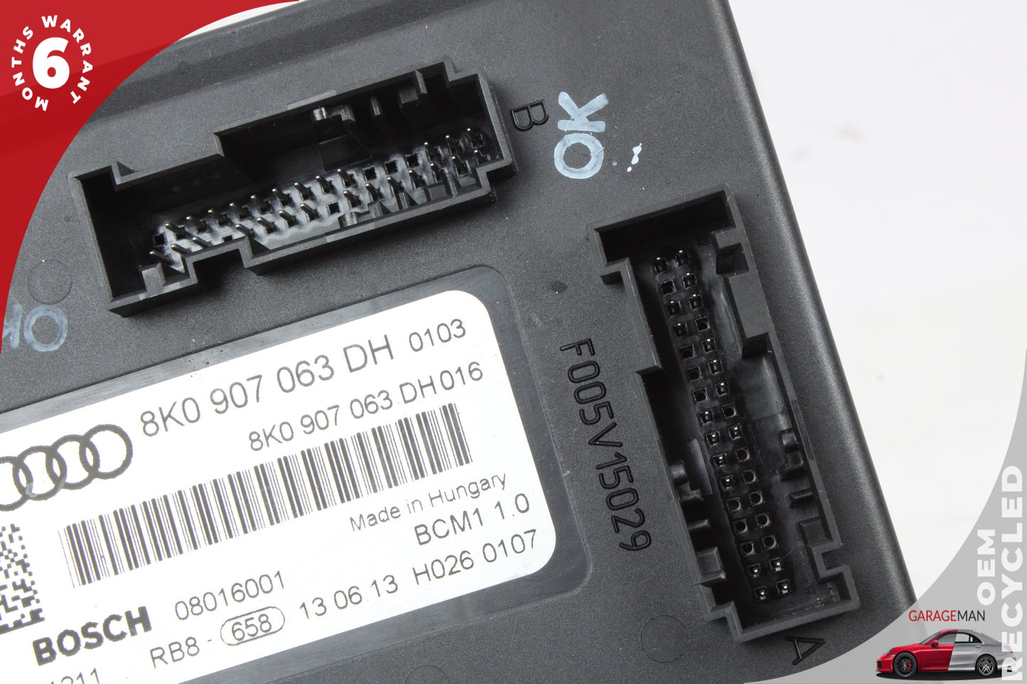 2009-2017 Audi Q5 SQ5 A4 A5 Onboard Supply Control Module Unit 8K0907063DH OEM