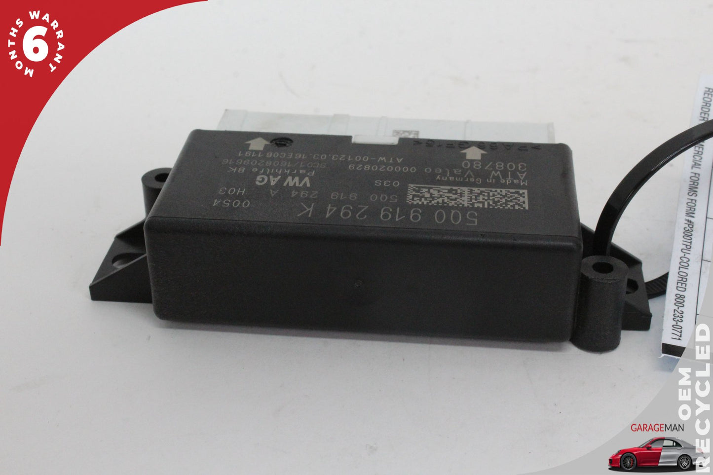 16-18 Audi A3 8V Sedan Parking Assist Control Module 5Q0919294K Genuine