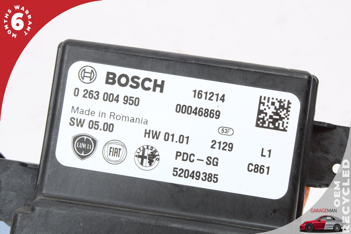 2014-2017 Fiat 500L Parking Assist Control Module Unit Bosch 52049385 OEM