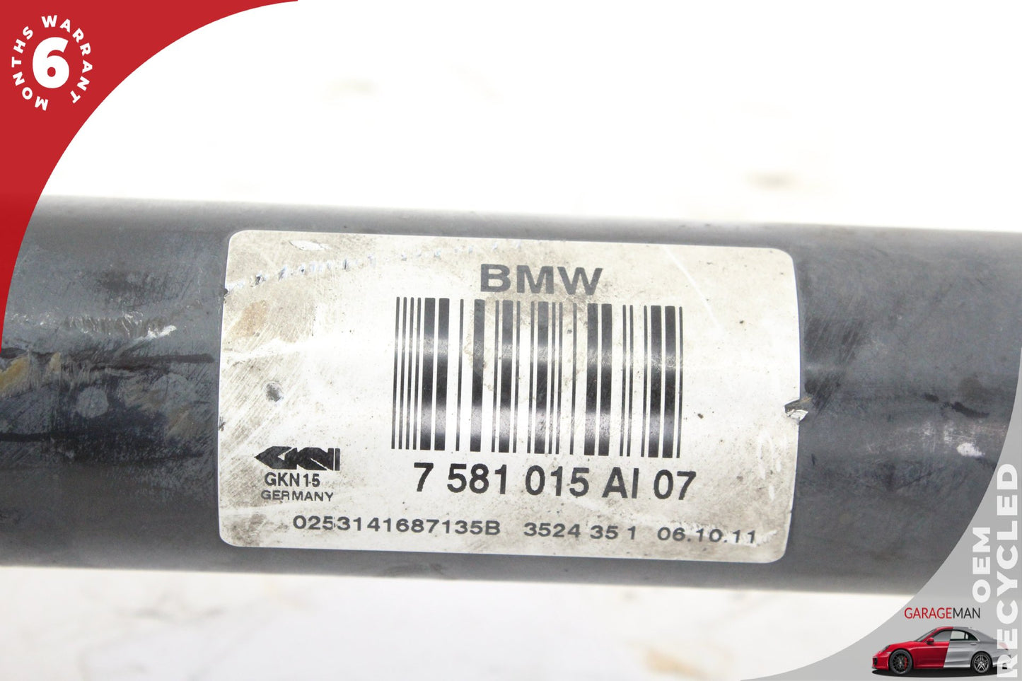 2011-2016 BMW F10 550i 535i RWD Rear Left Side CV Axle Shaft 33207581015 OEM