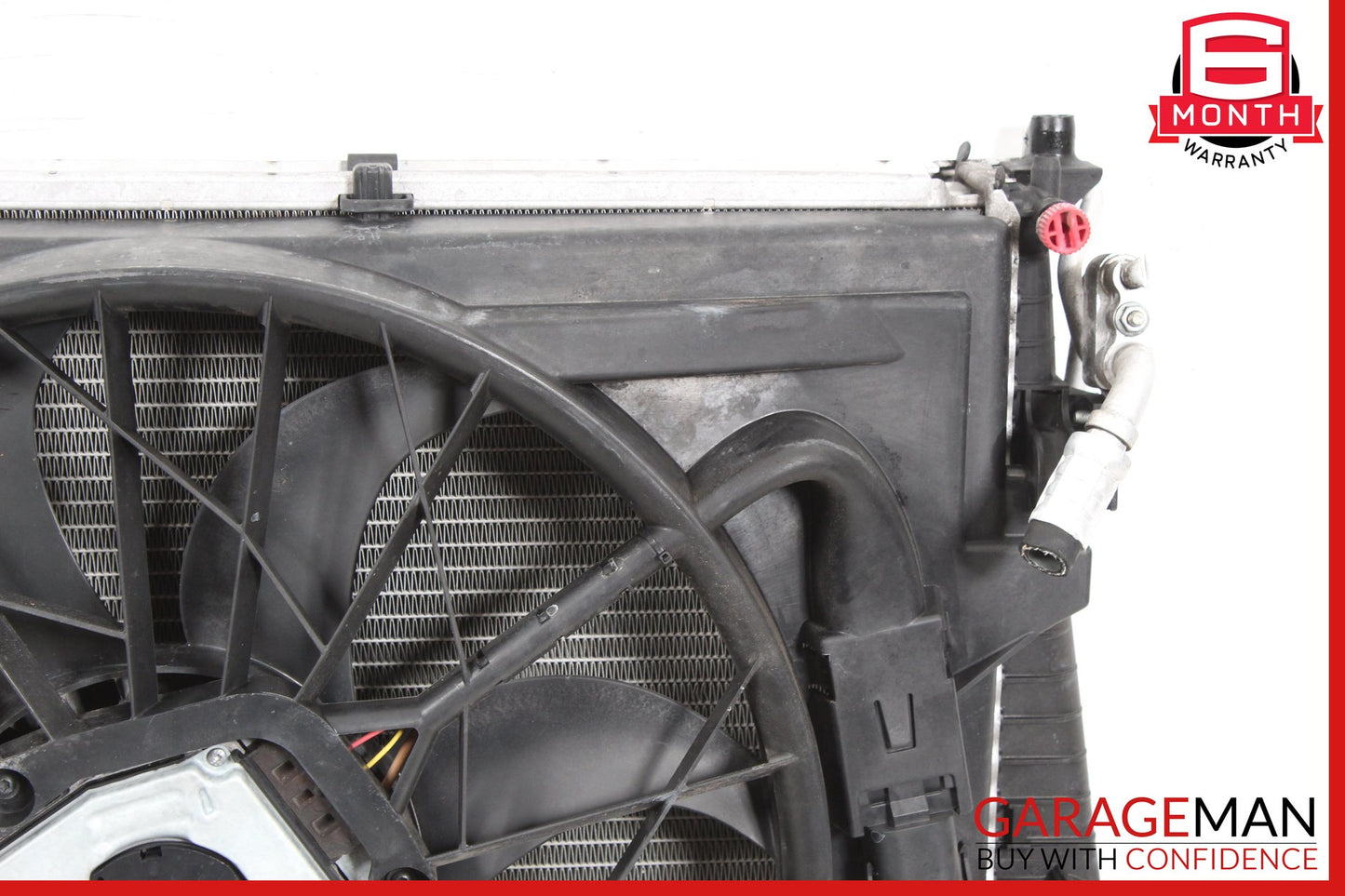 2003-2006 Mercedes R230 SL500 Engine Cooling Radiator AC A/C Condenser Assy OEM
