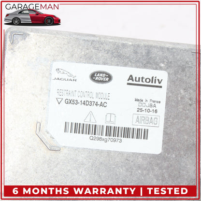 2014-2020 Jaguar F-Type X152 Restraint Airbag Sensor Module GX5314D374AC OEM