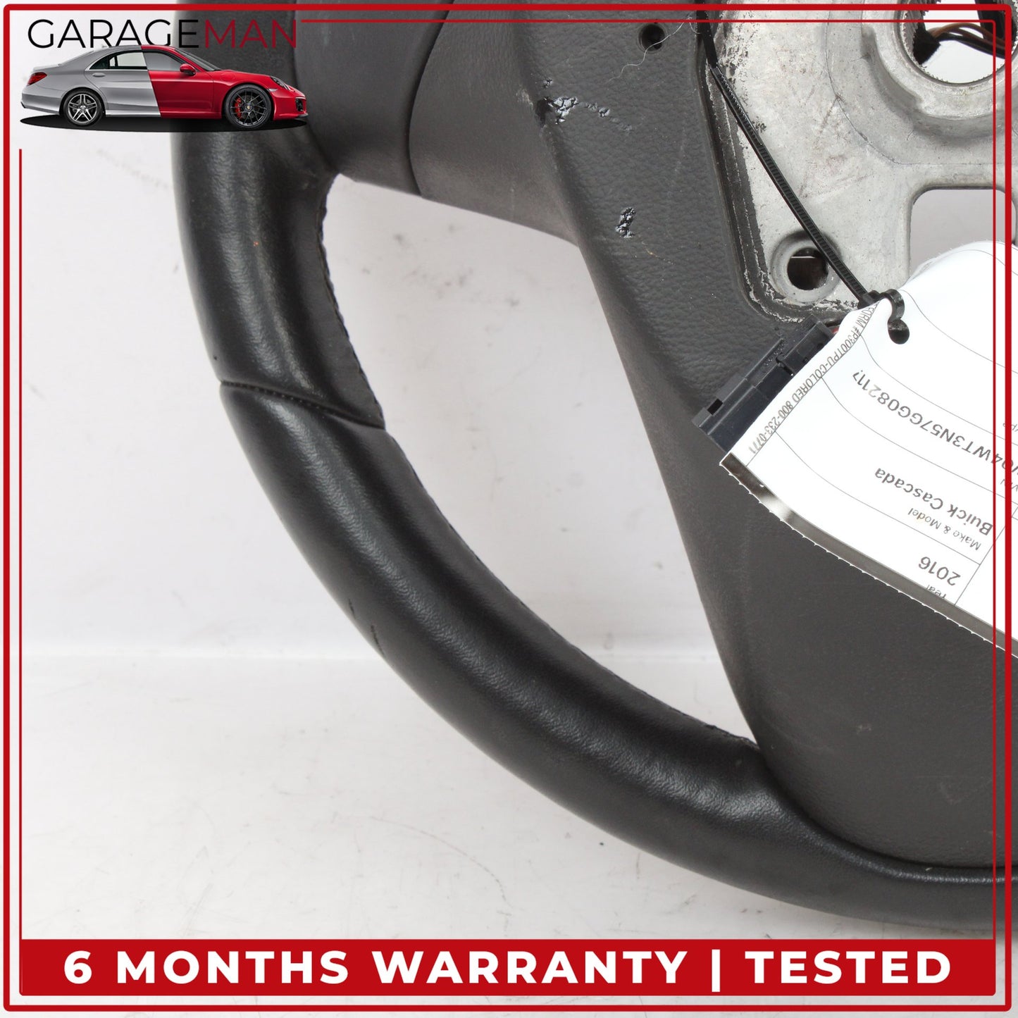 2016-2019 Buick Cascada Heated Black Leather Steering Wheel 13496969 OEM