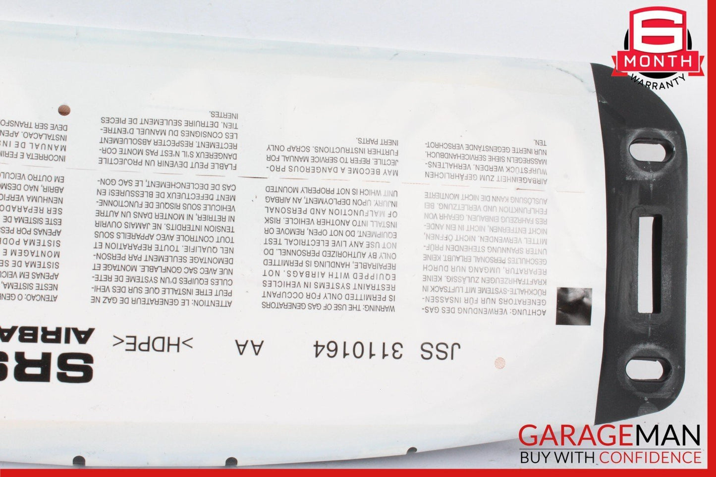 08-15 Mercedes W204 C300 4MATIC Front Right Passenger Side Dash Airbag